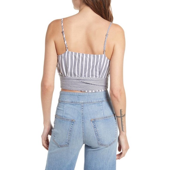 NWT Treasure & Bond Womens Strap Wrap Camisole Top Size Small Adjustable Straps - Picture 3 of 10